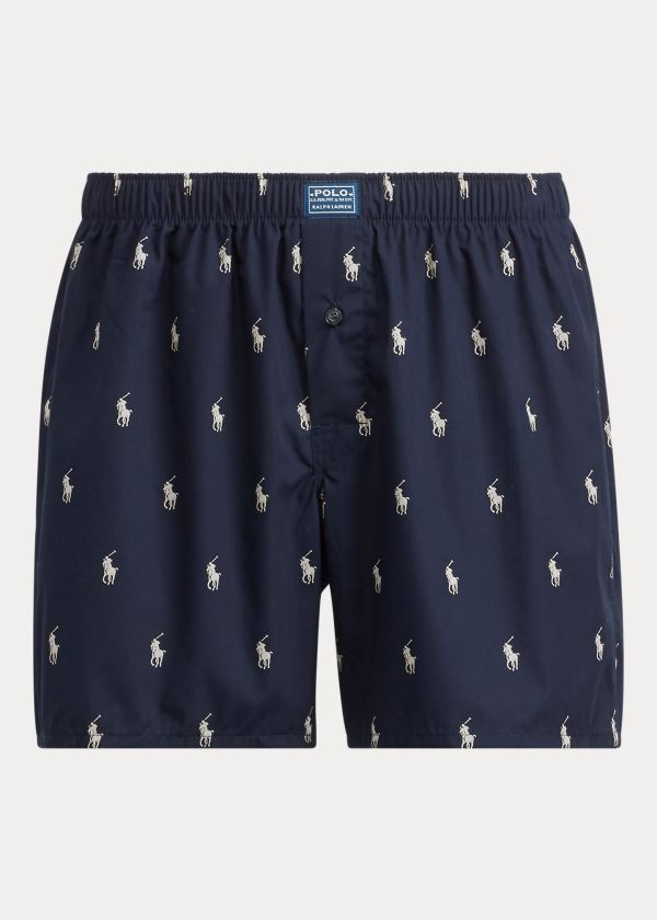 Men's Polo Ralph Lauren Allover Pony Boxers | 342675GPK